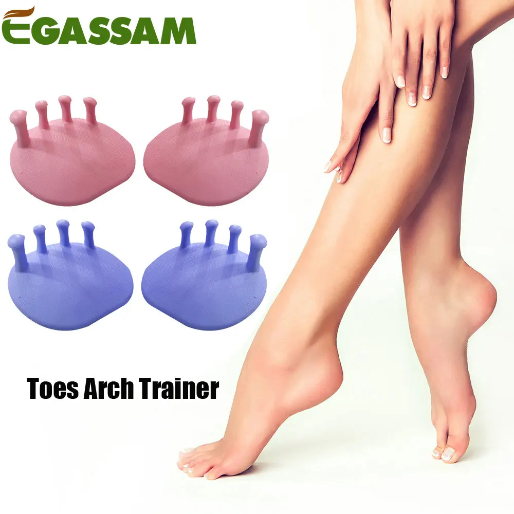 1Pair Foot Arch Trainer Leg Toes Sole Correction Leg Muscle Exerciser Buttocks Muscle Portable Strength Training For Men Women leg arm strength muscle training bar set