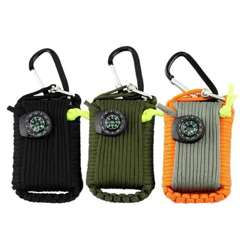 Outdoor Survival Kit Set Camping Equipment Travel Multifunction First Aid EDCEmergency Supplies Tacticals For Wilderness 5