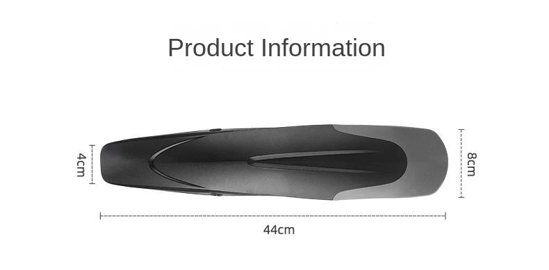 Description Picture 3 of itemBicycle Fenders Mountain Bike Mudguard 26-29Inch Front Rear Tire Wheel MTB Bike Guard Fender Quick Release Protector Mud Guards