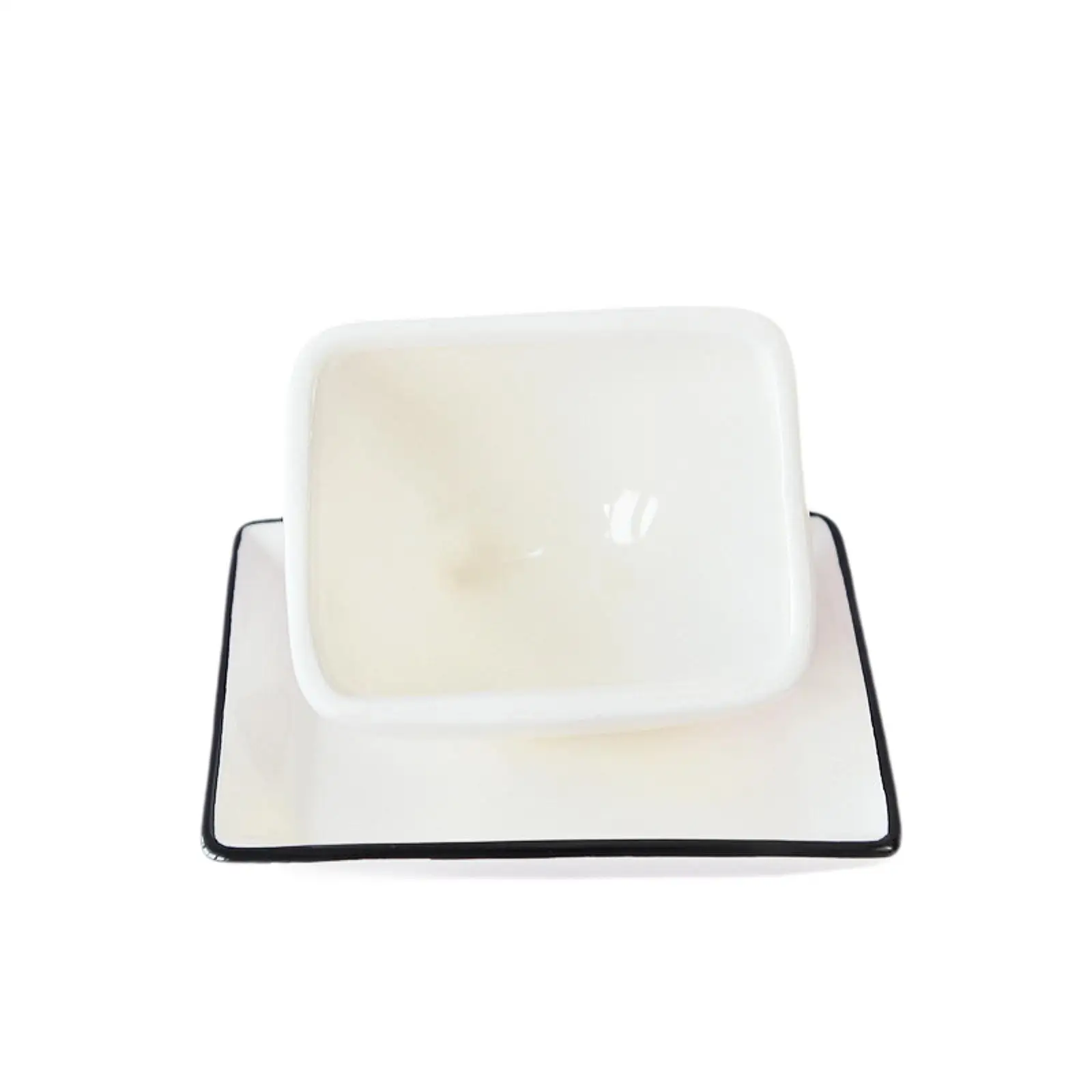 Butter Dish Easy to Clean Kitchen Decor Cartoon Butter Keeper with Lid for Hotels Restaurant Refrigerator Dining Table Kitchen