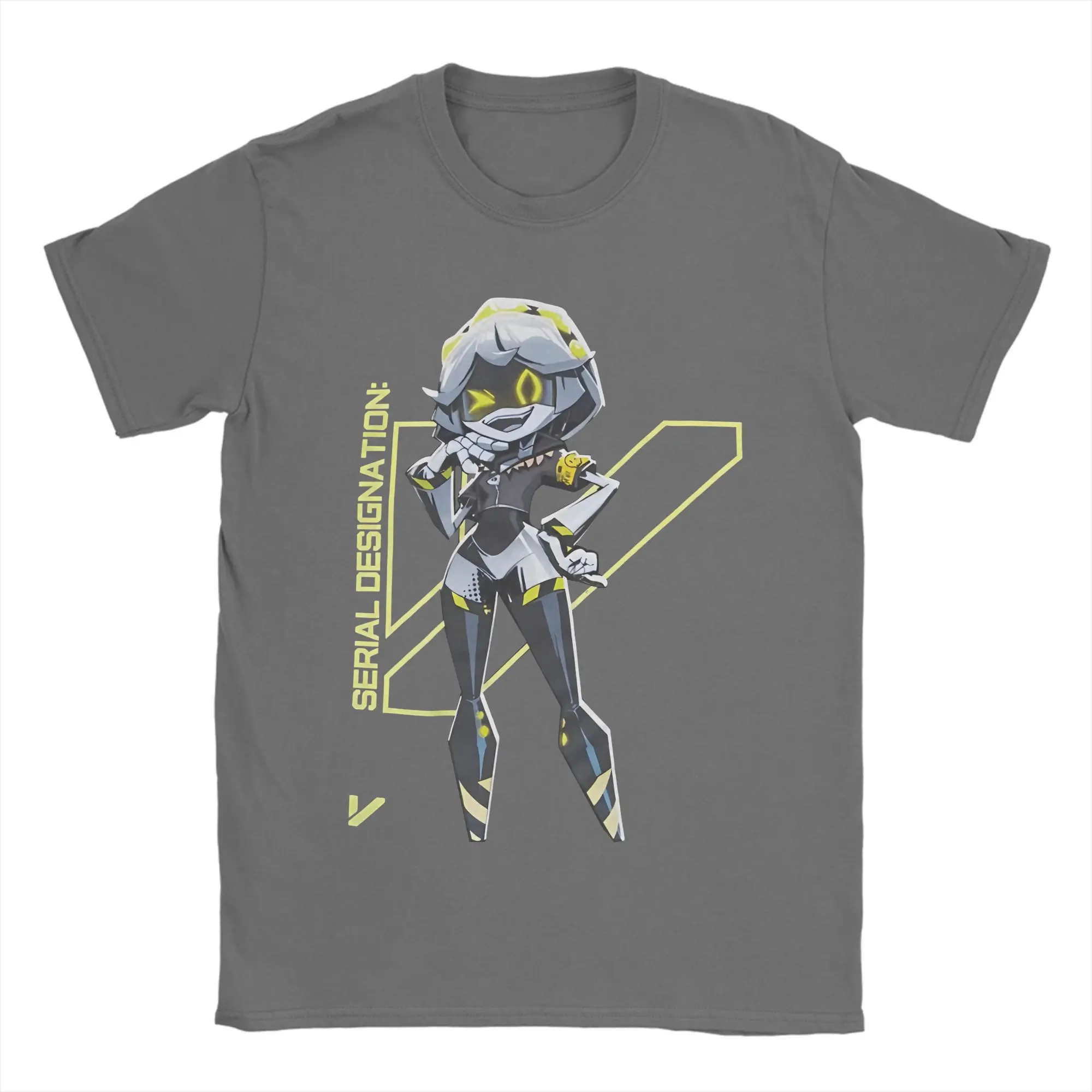 Men's 100% Cotton Murder Drones Graphic Tee - Funny Game Character Design, Round Neck Short Sleeve Shirt, Perfect Gift Idea