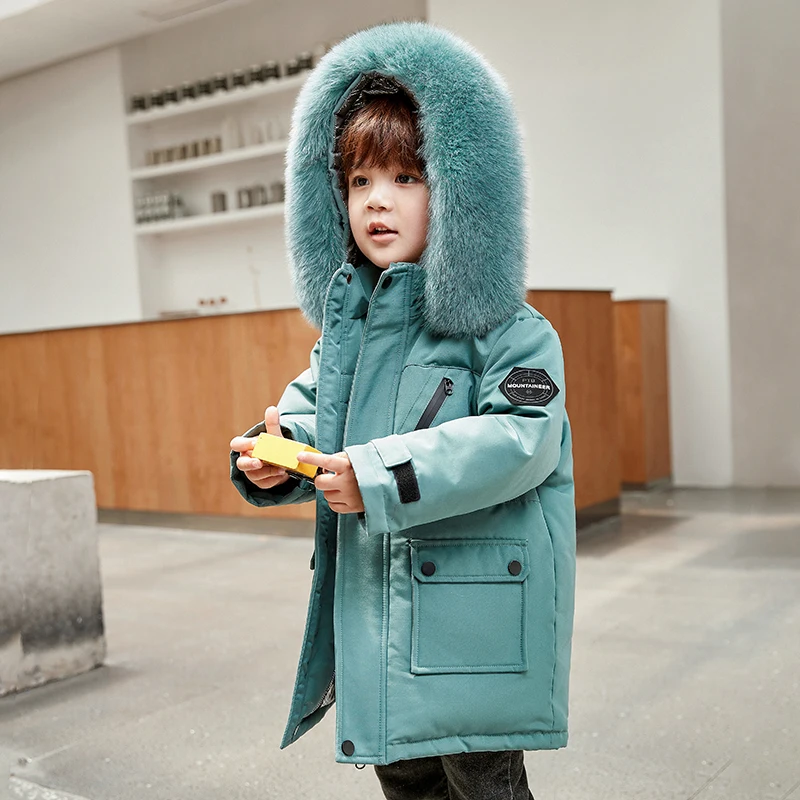 Fashion Baby Winter Warm Fur Coats For Girls Long Sleeve