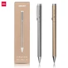 Deli Metal Sign Pen Gel Ink Pen 9.5mm Signing Stylo PREMEC Smooth Refill MiKuni Japan Ink Caneta OEM Black Blue Ink 1