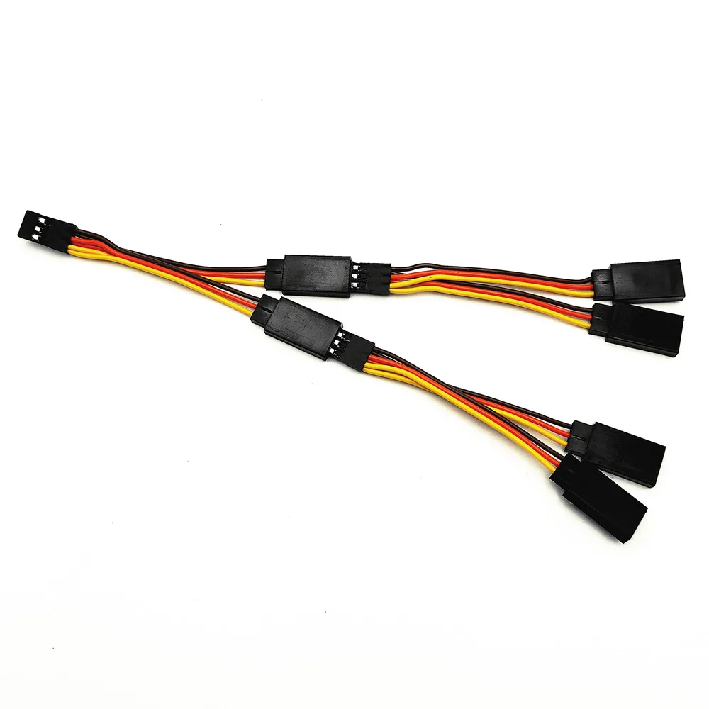 2 Cavi Prolunga A Y Per Servo RC Da 15 Cm – Compatibili JR Futaba Per Auto/elicotteri