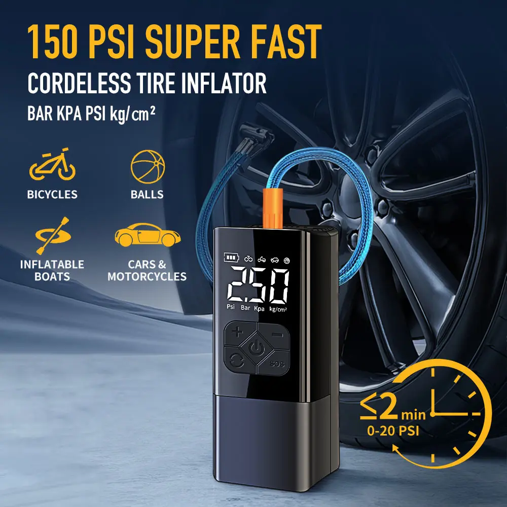 ������ Ÿ�̾� ���� ���Ա� �� ���� ��Ÿ�� �޴�� ���� ���͸� 1800A 12V 150PSI ���� ���� �̴� ���� �������� ���͸� ��� �ν���