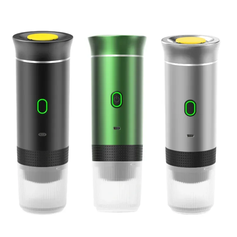 Electric Portable Coffee Machine Italian Espresso Machine Car & Home 3-in-1 Capsule Powder Travel Coffee Maker