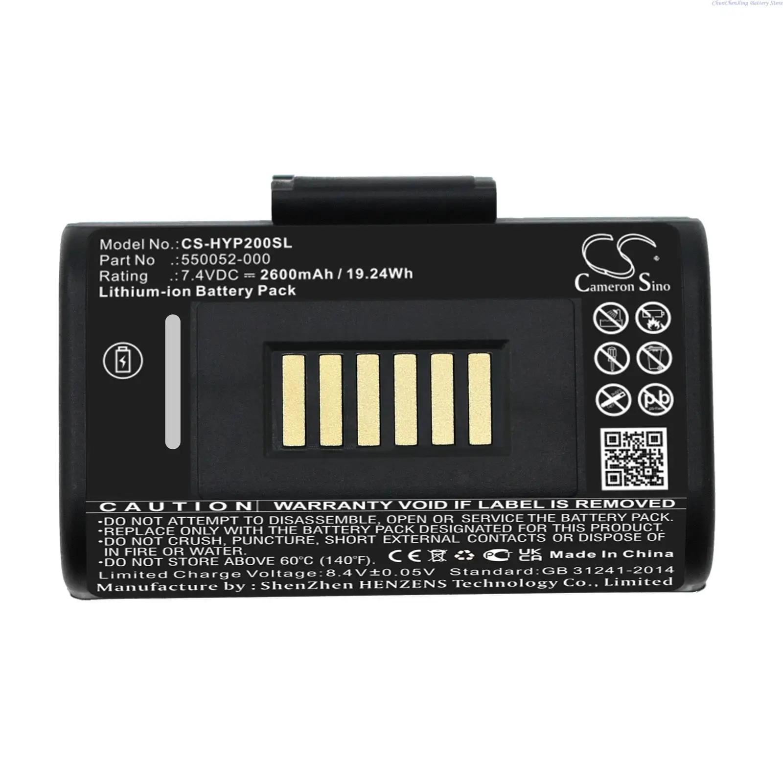 Bateria Portátil 2600000 da Impressora de Cameron Sino 3400mah 550052 Mah para Honeywell Pressora Portatil Rp2 para a Impressora do Oneil de Datamax - Image 6