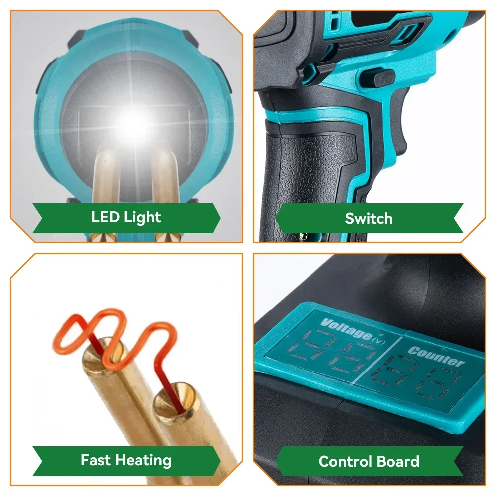 NewBeny 500℃ Cordless Electric Plastic Welding Gun Efficient Multifunction Household DIY Power Machine For Makita 18V Battery 3
