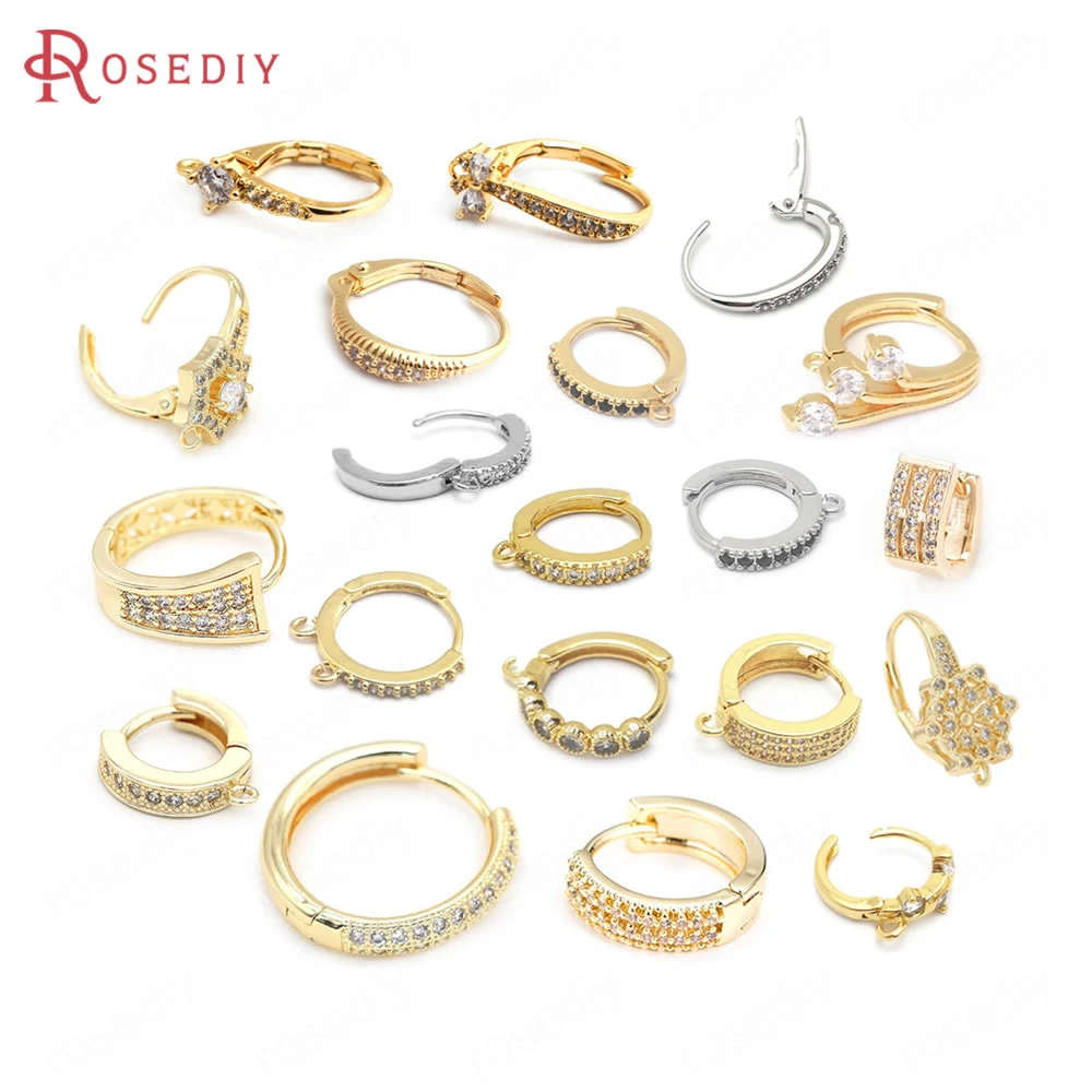 Brass Jewelry Making Supplies Gold Findings Accessories 24k Gold Color Brass Aliexpress