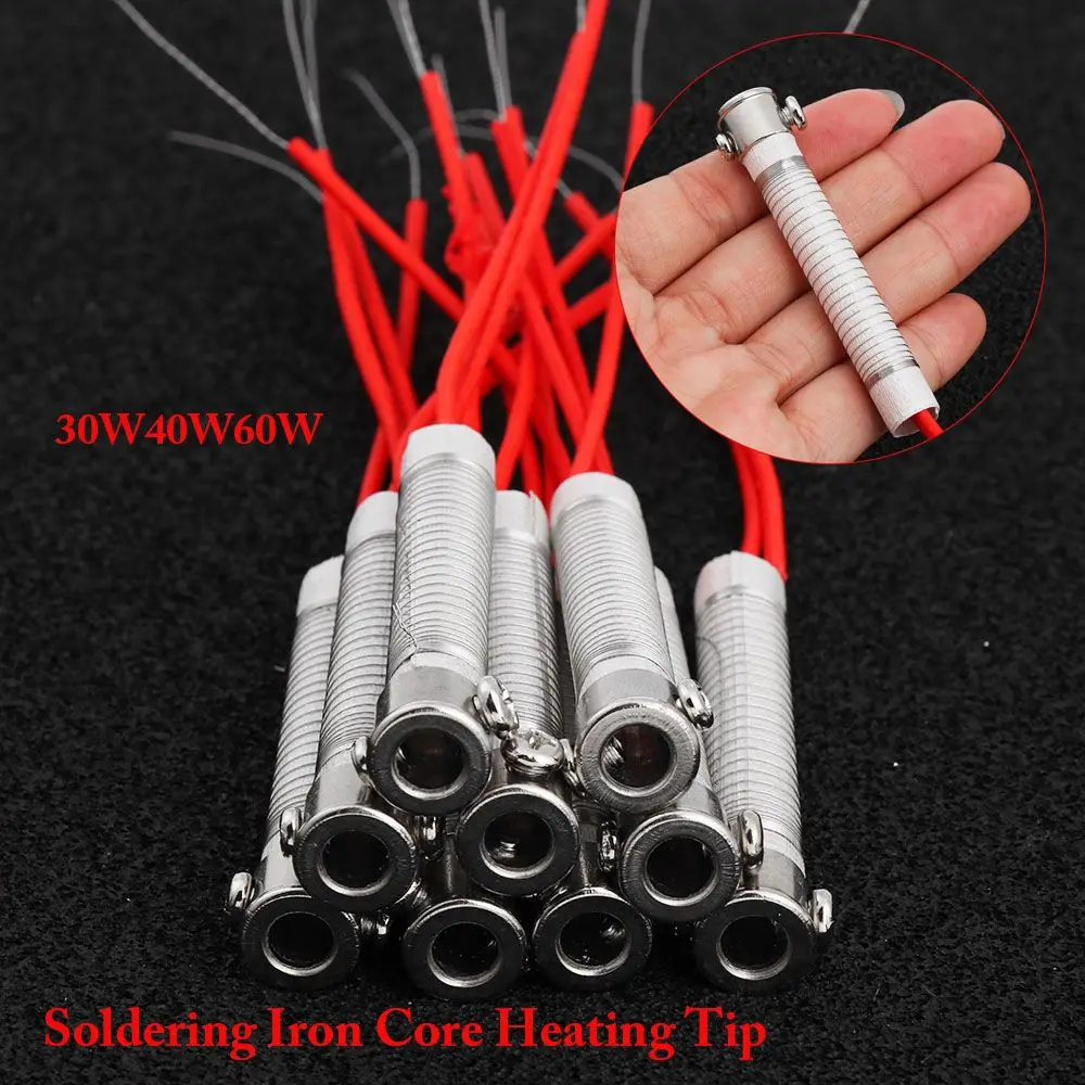 

1/2/5pcsSoldering Iron Core Heating Element Replacement Welding Tool Weld Equipment Metalworking accessory 220V 30W40W60W