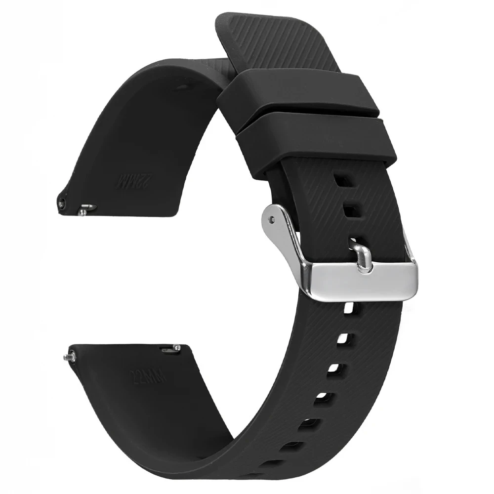 Silicone Waterproof Watchband - Sport Bracelet Rubber Wristband