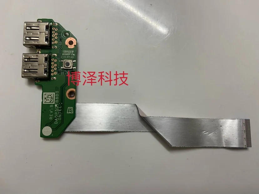 para hp 15-ef 15-dy 15s-eq 15s-fq Tpn-q222 Tpn-q230 Portátil Usb Jack Placa de Botão de Alimentação com Interruptor de Cabo Reparação Da0p5etb6b0 - Imagem 4