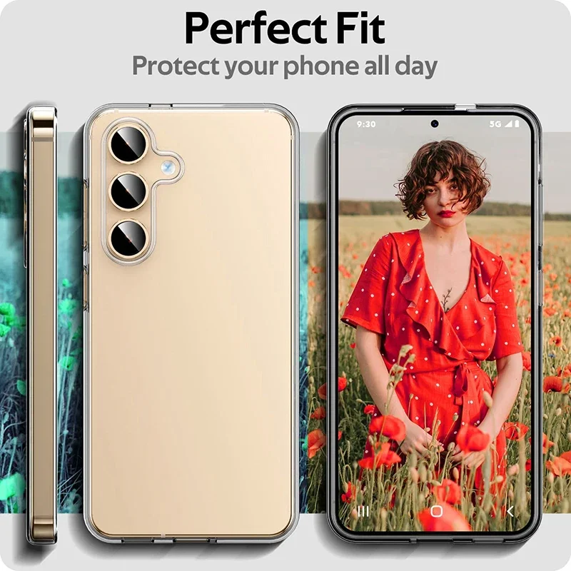 Ultra Thin Clear Silicone Soft Phone Case - Transparent Protective Cover