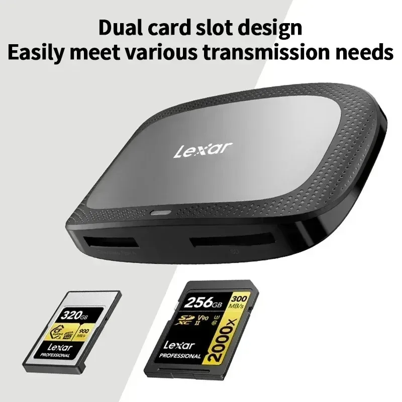 렉사 2-in-1 고속 USB 3.2 Gen2 10Gbps 8K CFexpress 타입 A 카드 리더 SD 카드 리더 USB 타입 C 인터페이스 CFE 카드 리더