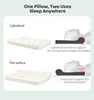 New Natural Latex Pillow with Organic Cotton Cover Standard Size Soft Pressure Relief Neck Pain Relief Bed Pillow for Side Queen 4