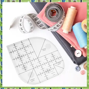 FTS Creative Curved Corner Quilt Ruler – Patchwork Sewing Template Tool 1