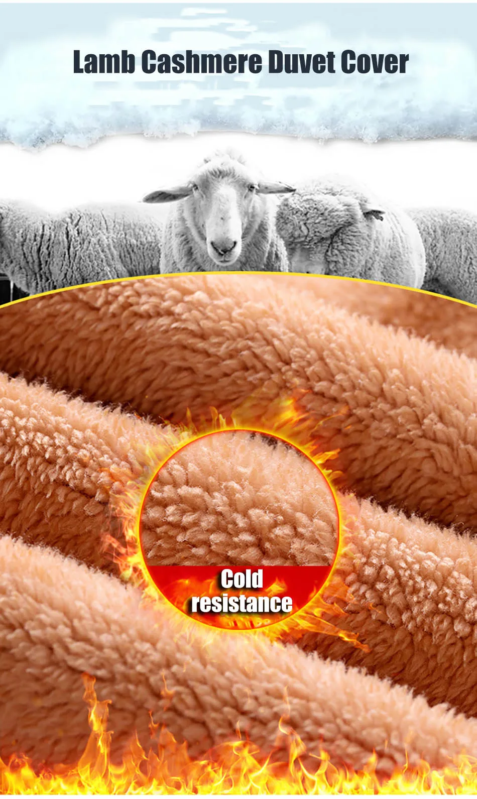 Description Picture 4 of itemWinter Bed Blankets Solid Color Fleece Blankets Throws Adult Thick Warm Sofa Winter Blanket Super Soft Warm Duvet Cover Luxury