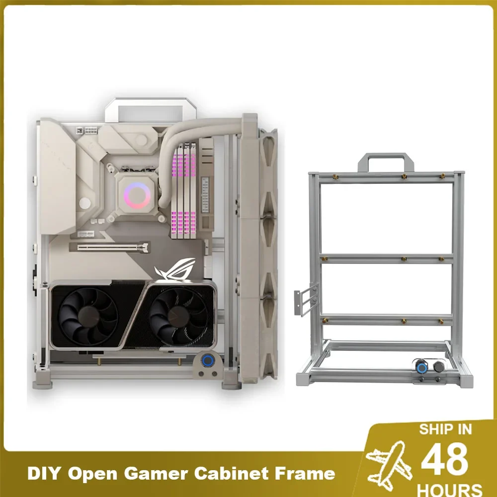 Mod Open Pc Case Frame Rack Itx Matx Atx Eatx Gamers Cabinet Diy Water Cooler Desktop Pc Creative Gabinete Gaming Chassis