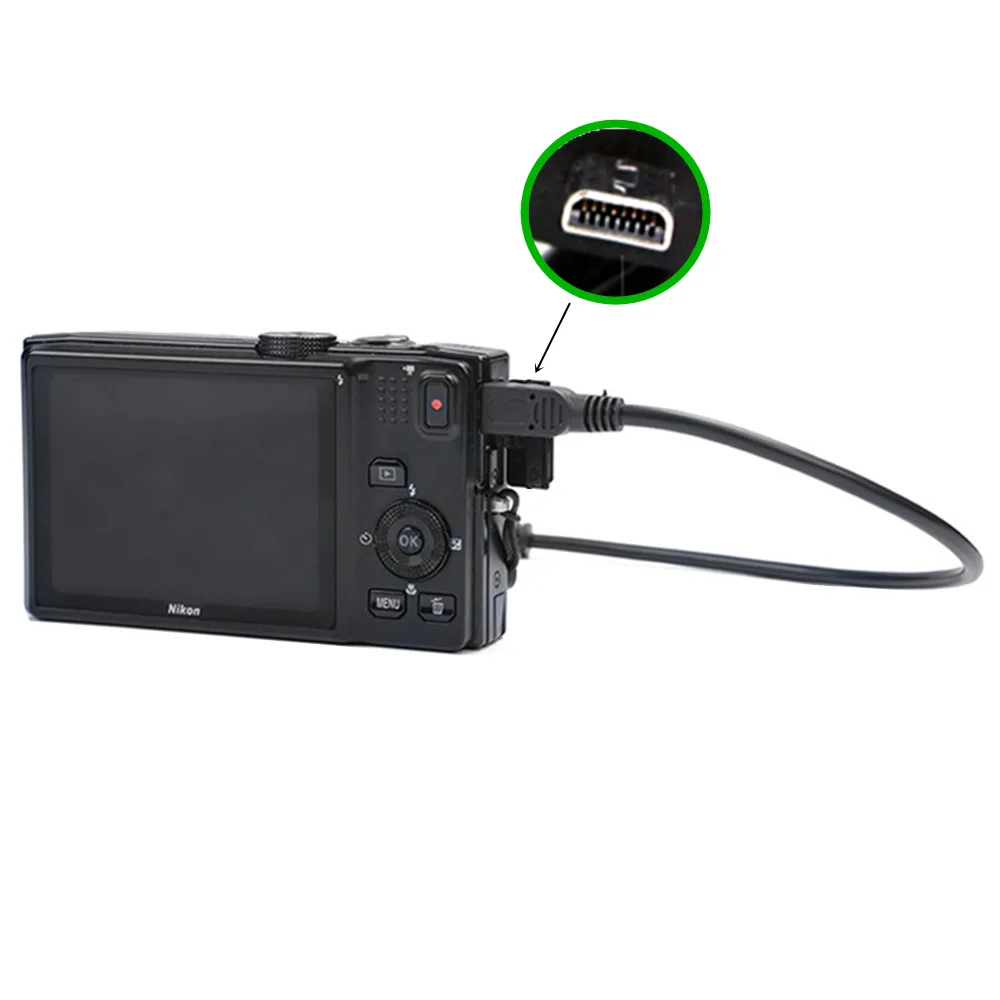 Type-c Otg Micro Usb Data Line Mini8p Phone Reads Dslr Photos Video For Nikon 0.25m Data Cable