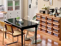 1/6  Dollhouse Living Room Kitchen Accessories   Vintage long table/dining table Mini Furniture 2