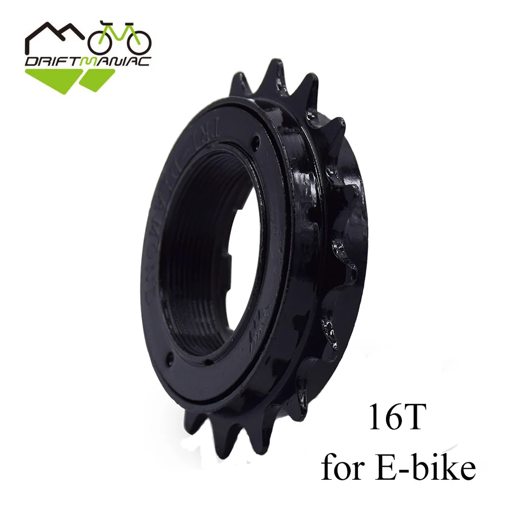 16T Freewheel Single Speed 1/2*1/8 Sprocket Cogs bicycle sprocket gear bike sprocket For E-bike Use DRIFT MANIAC
