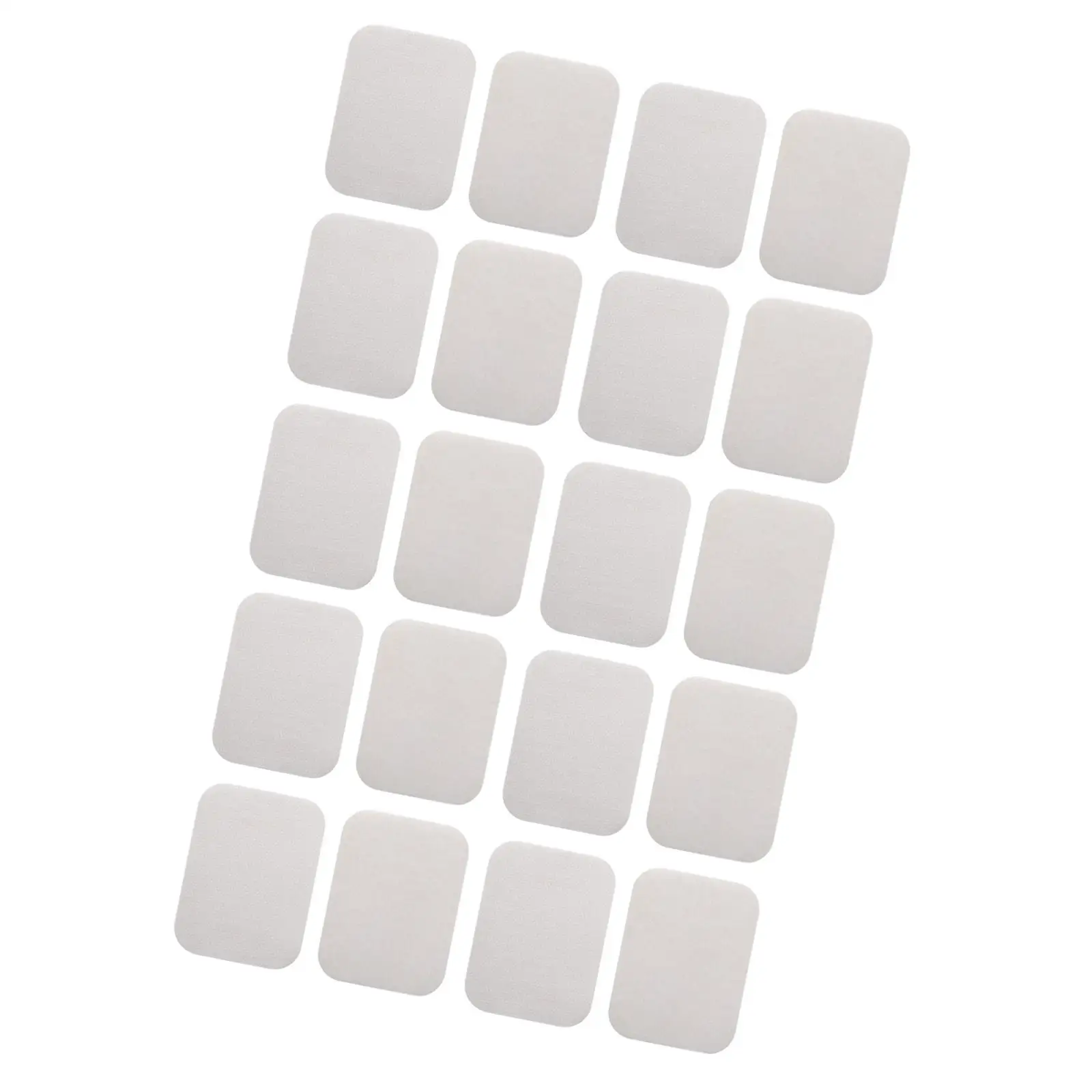 10 Pair Hook and Loop Strips with Sticky Hook and Loop Tape Back Sticky Fasten for Mats Clothing Mattresses Office Home