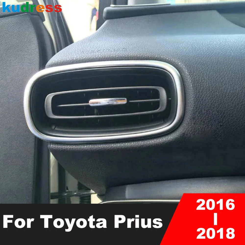 Side Air Vent Cover Trim For Toyota Prius 2016 2017 2018 Abs Matte