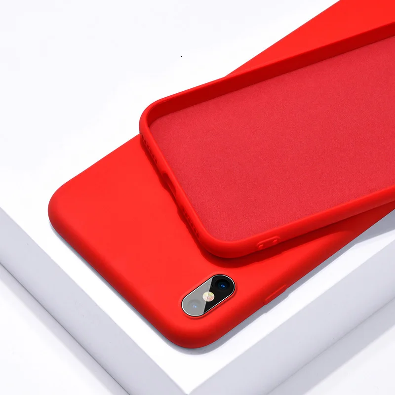 Vibrant Matte Liquid Silicone Soft Bumper Phone Case