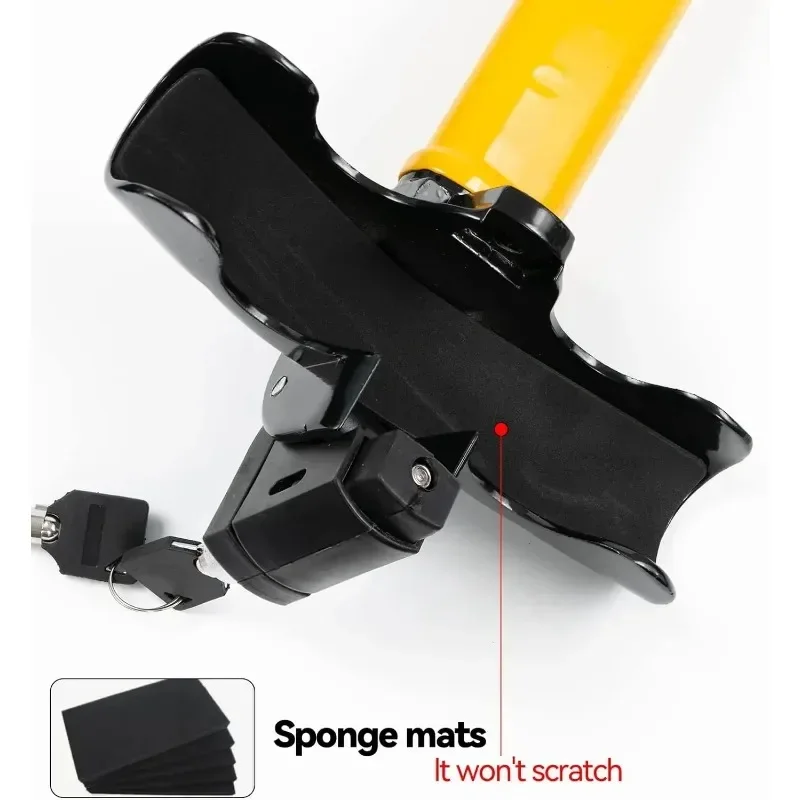 Steering Wheel Lock T-Shaped with 2 Keys Anti-Theft