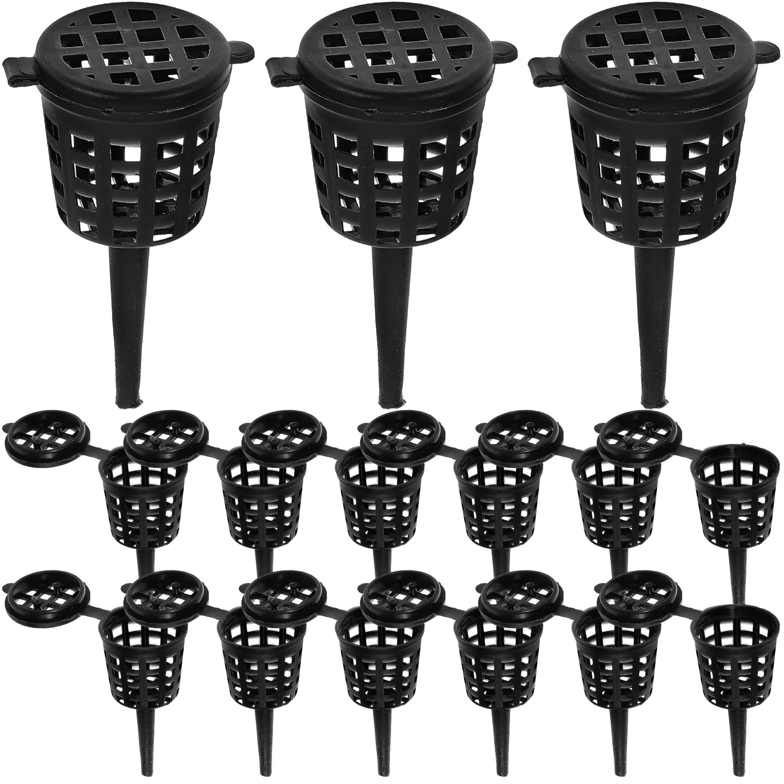 

50 Pcs for Orchids Bonsai Accessories Plants Baskets Flower Pot Control Box