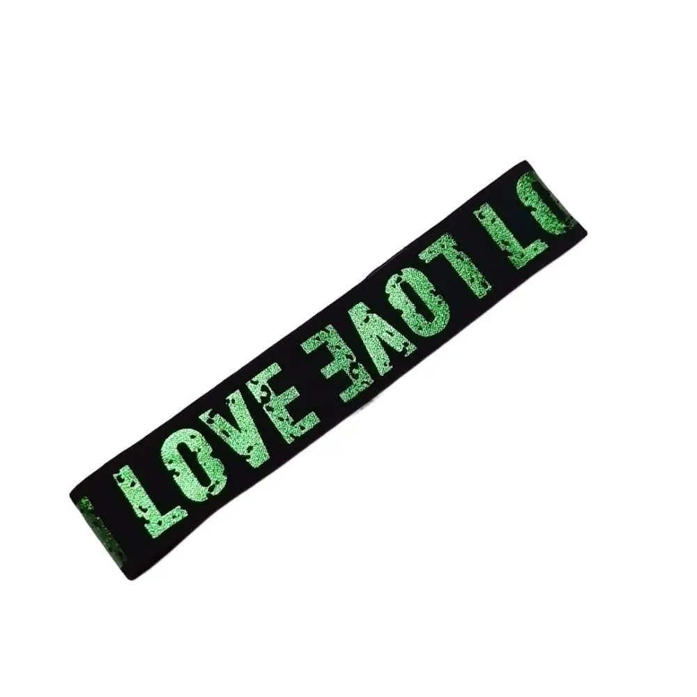 Lettera Love Kid Accessori Bambini Ragazzi Ragazze Jazz Dance Hair Band Hip Hop Hairband Sweatband Sweat Hair Band Fascia Sportiva
