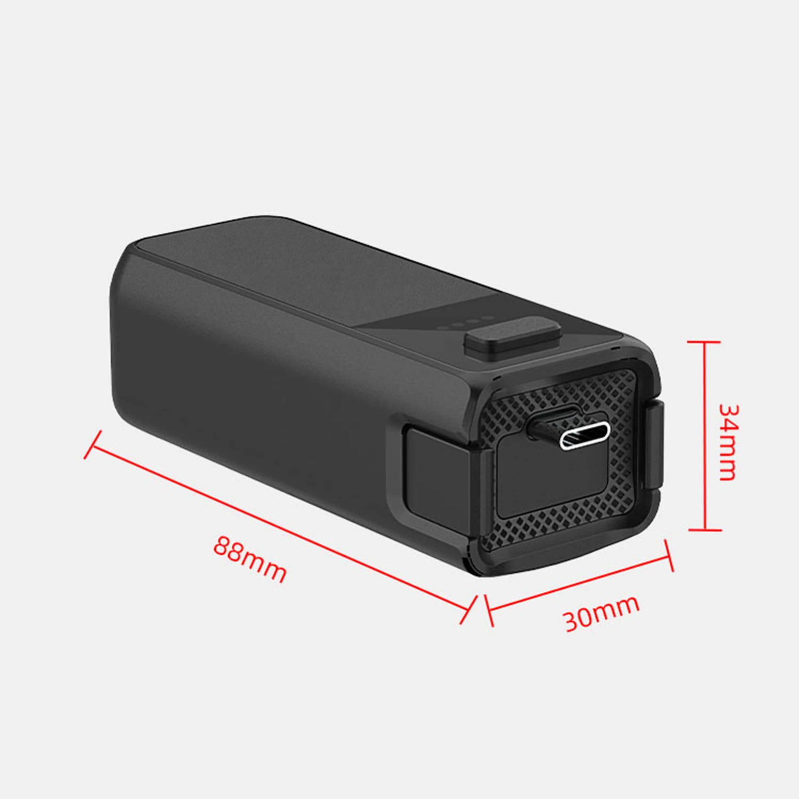 배터리 핸들 그립 1/4인치 나사산 홀 핸드헬드 확장 배터리 그립 2800mAh 고속 충전 오즈모 포켓 3 호환