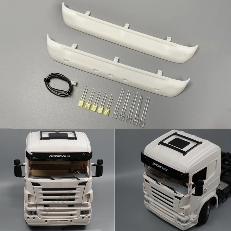 Kit Piastra Visiera E Pilota Per Tamiya King Hauler 1/14 - Semi Kit Piastra Visiera E Pilota Per Tamiya King Hauler 1/14 - Semi