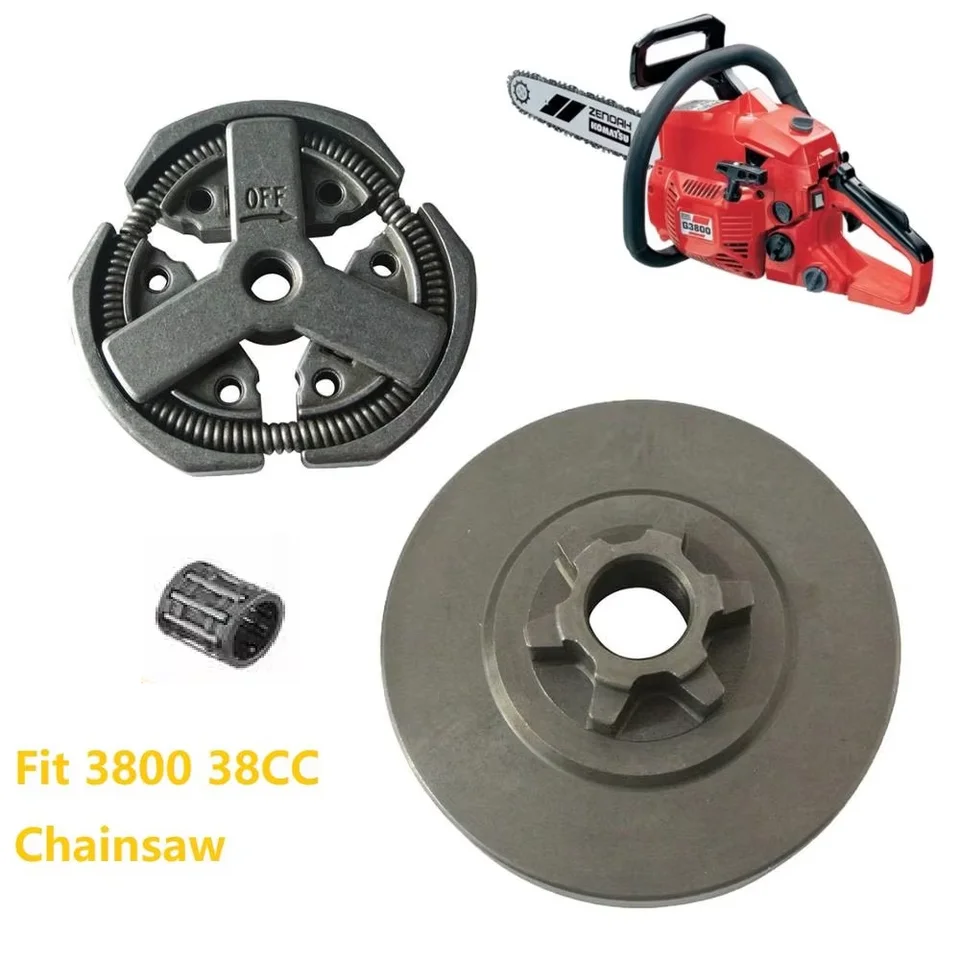 3/8 6 Teeth Clutch Drum Assy Fit For Zenoah Komatsu Type G3800