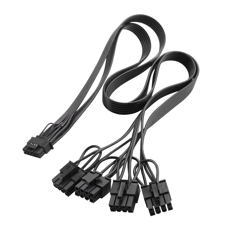 Cavo Maschio Da 4 X8-Pin A Gpu 16 Pin (12 + 4) Cavo Pci-E 5.0 12Vhpwr Rtx Cavo Per Scheda Video Grafica Per Cavo Adattatore Corsair Psu 600W