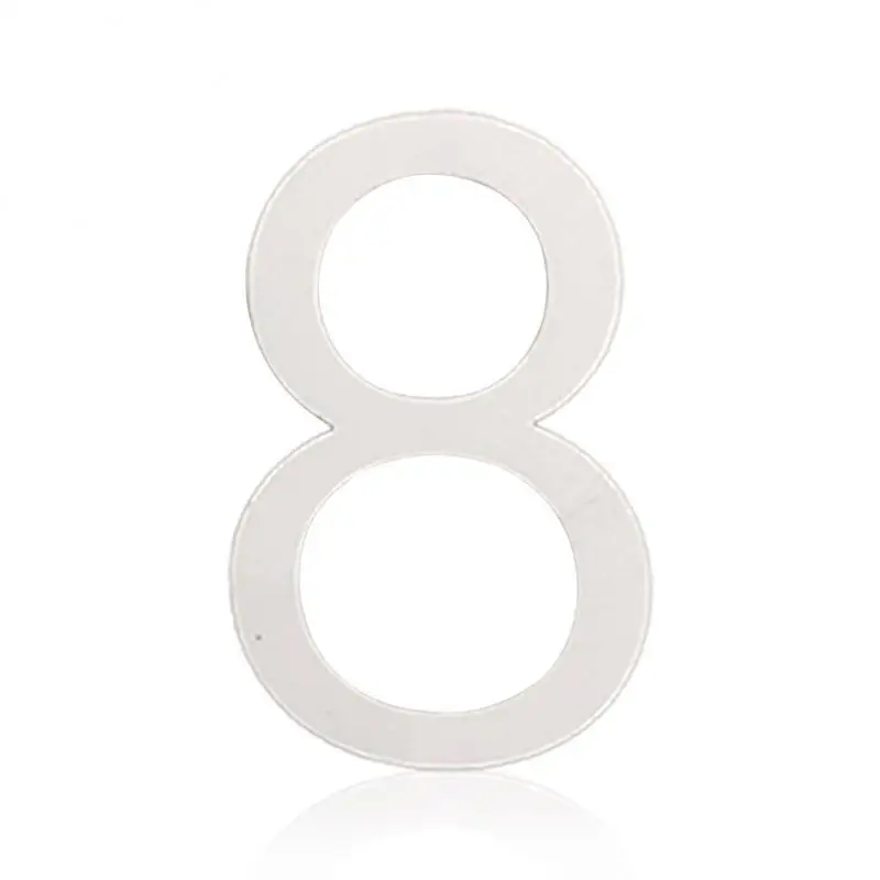 White Number 8