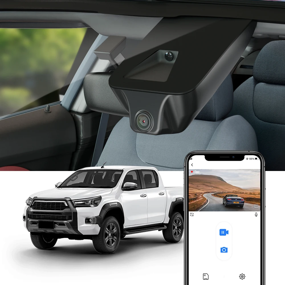 CarCameraforToyotaHiluxFortuner2020202120222023FITCAMX4K
