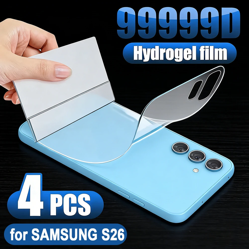Flexible Hydrogel Film HD Anti-Scratch Back Screen Protector with Scraping Card