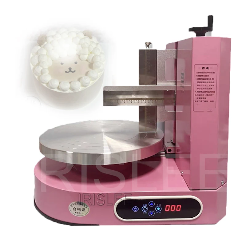 

New Arrival Semi Automatic Birthday Cake Cream Coating Filling Machine 4-12Inch Cakes Cream Butter Spreading Daubing Icing Maker