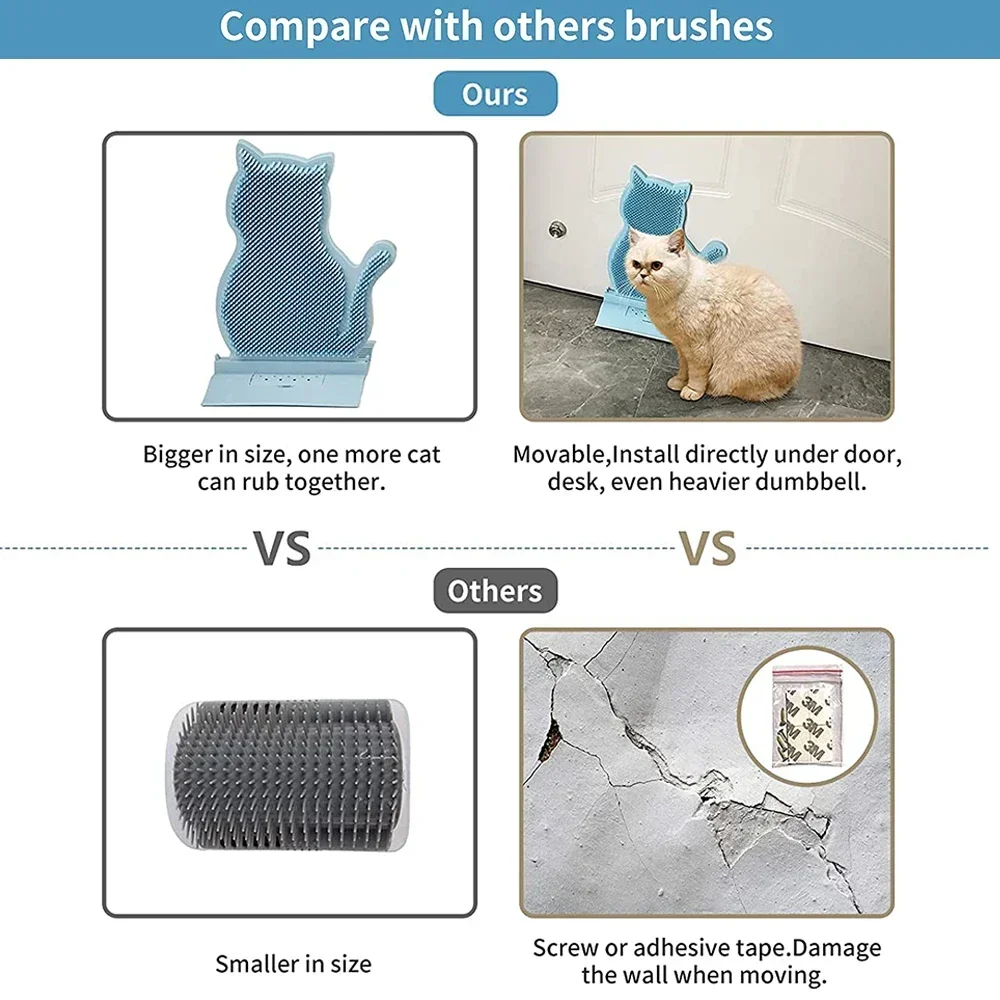 Title 7, Cat Massage Brush Rubbing Device Massage Brush ...