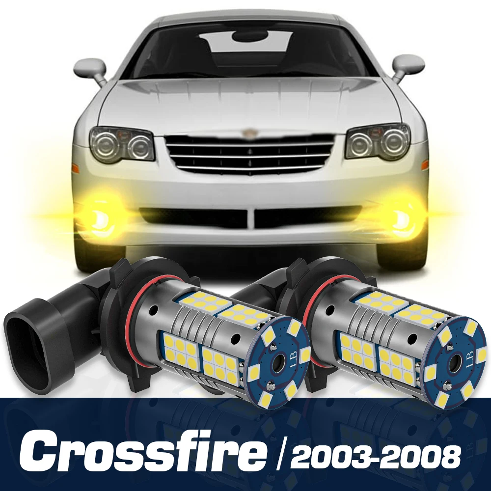 

2pcs LED Fog Light Canbus Accessories For Chrysler Crossfire 2003-2008 2004 2005 2006 2007