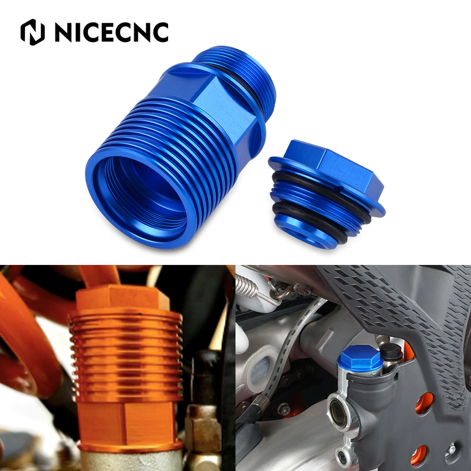 Rear Brake Fluid Reservoir Extender Oil Cap For Husqvarna Husaberg TE250 FE250 TE FE TC FC TX FX FS 125 150 250 350 390 450 501