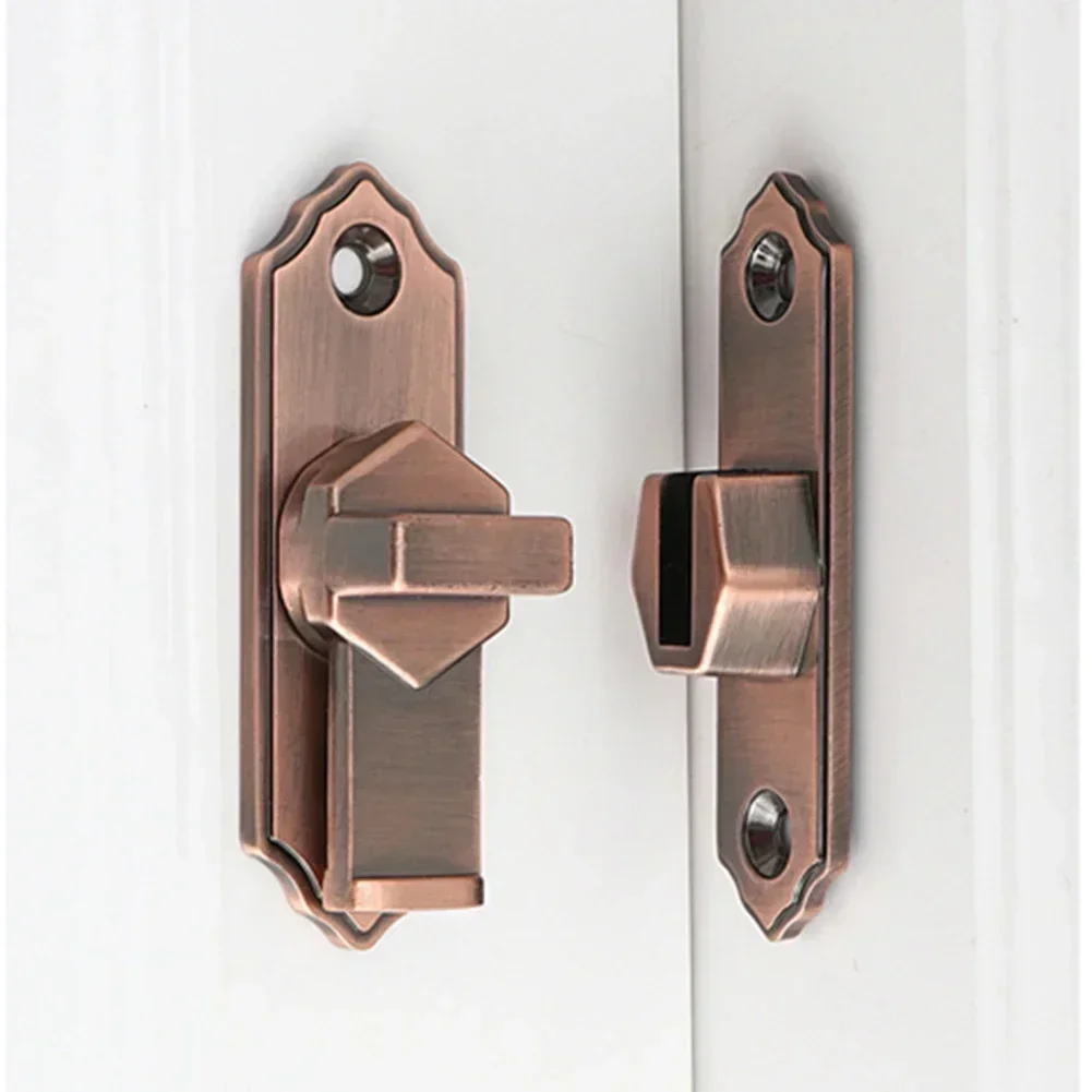Door Latch Left And Right 90 Degree Sliding Door Latch Lock Toggle Cabinet Closet Right Angle Hardware