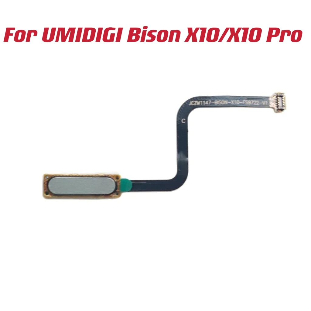 

For UMIDIGI Bison X10/X10 Pro Cell Phone New Original Fingerprint Button Components Sensor Flex Cable Repair Accessories