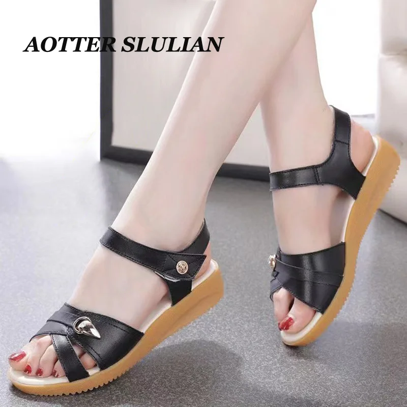 

2022 New Casual Non-slip Open Toe Sandals Shoes Women Soft Flat Shoes For Women Summer Sandals Female Sandalias Zapatos De Mujer