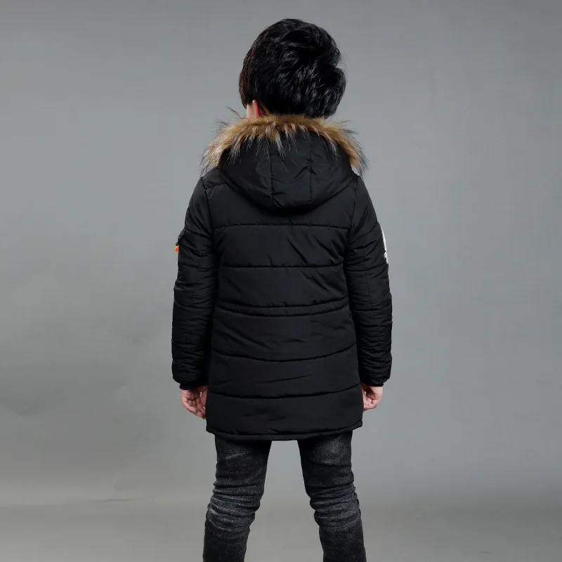 Boy upset cotton-padded clothes qiu dong long coat to keep warm cuhk children children's clothes 5-14 years old