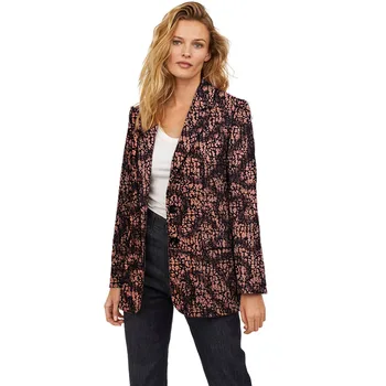 Amaka Long Sleeve Print Jacket