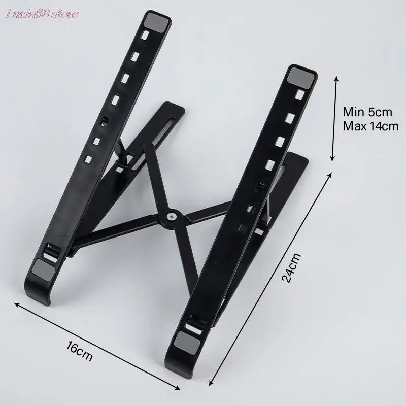 New Laptop Stand N3 Folding Vertical Plastic Portable LiftIng TableTop Raises Heat Dissipation Base Bracket