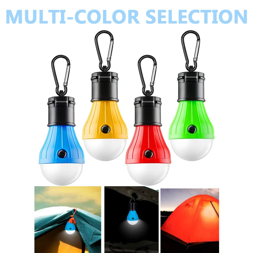 

LED Tent Lamp Camping Light Portable Lantern Emergency Bulb Battery Operated 3 Mode Night for Backpacking Hiking Fishing Shed