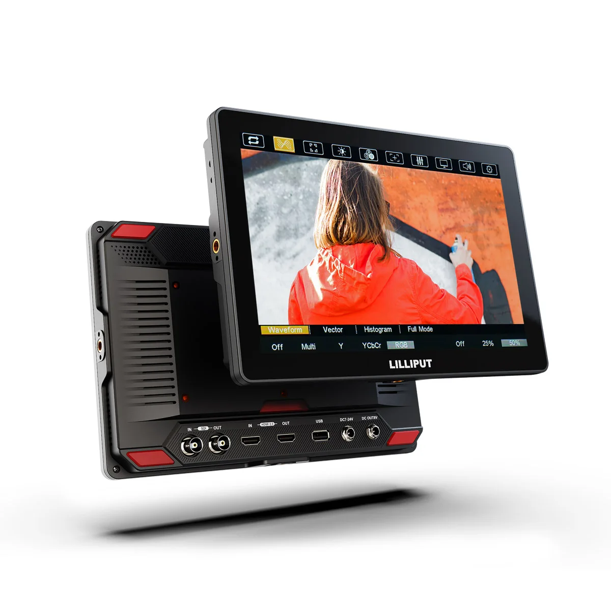 LiLLiPUT HT10S 10.1 inch 1920&times;1200 1500nits 3G-SDI Touch Camera Control Monitor HDMI-Campatible Touch Screen For DSLR Camera